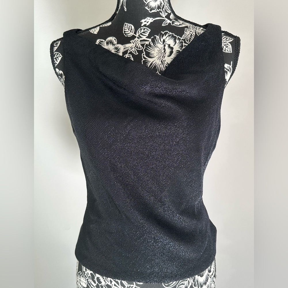 Vintage black Cache sleeveless top